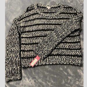 Black and Grey Striped sweater